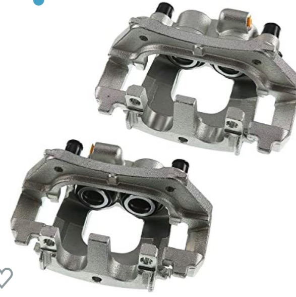 Photo 1 of A-Premium Disc Brake Caliper Assembly with Bracket Compatible with BMW X5 2011-2018 X6 2008-2018 Front Side 2-PC