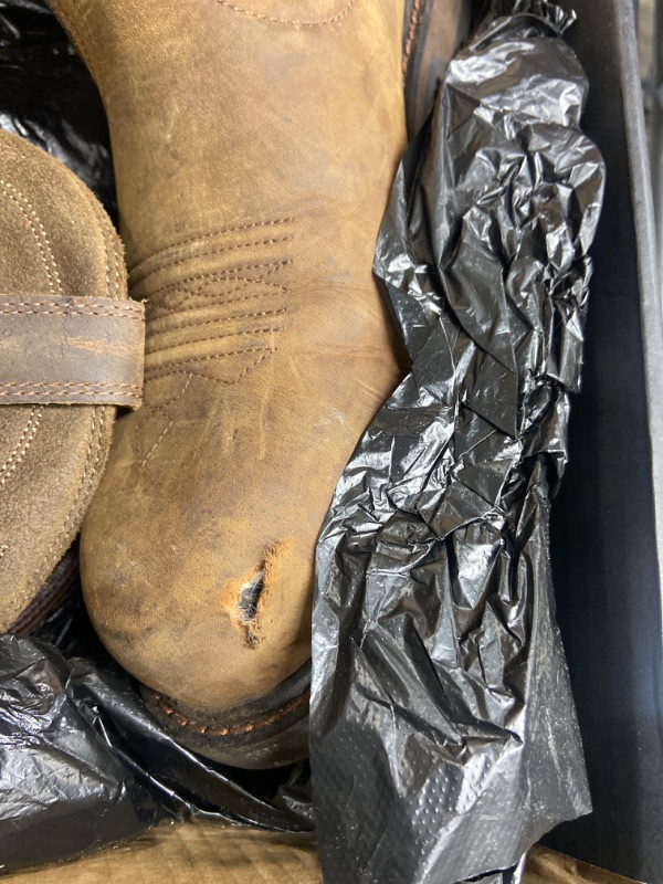 Photo 3 of ARIAT Men's Groundbreaker Pull-on Steel Toe Work Boot 11 Brown