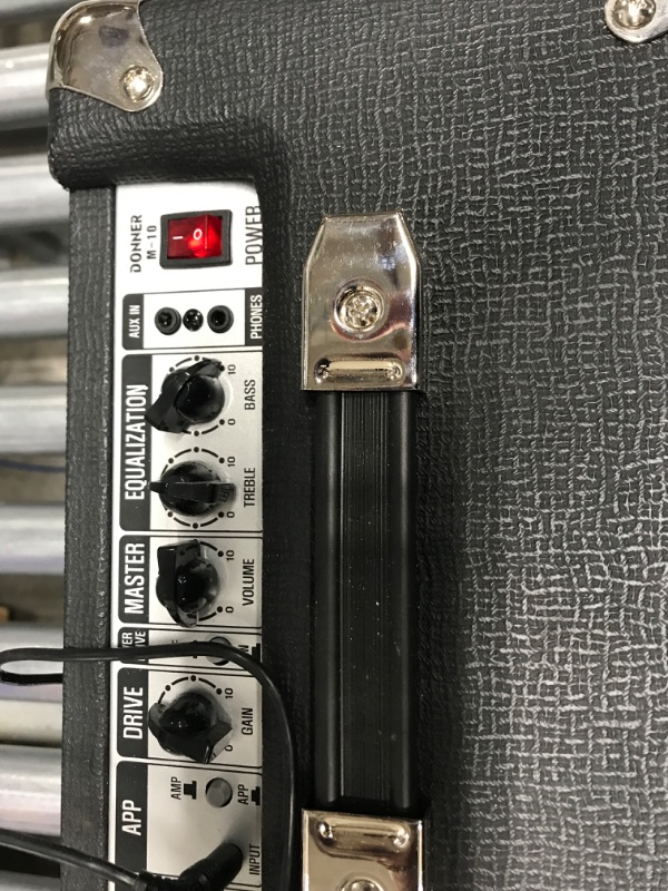 Photo 2 of Donner 10W Guitar Amplifier, Electric Bass Guitar Amp Protable with APP Effector Input for Recording?Acoustic Guitar Combo Practice Amp Protable M-10 with.