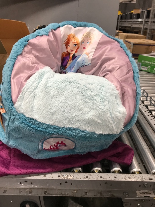 Photo 2 of Disney Frozen Cozee Fluffy Chair by Delta Children, Toddler Size (for Kids Up to 6 Years Old) Frozen 0