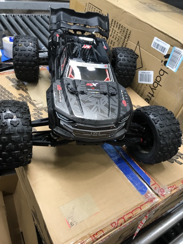 Photo 6 of ARRMA 1/8 KRATON 4WD Extreme Bash Roller Speed Monster RC Truck, Black, ARA106053