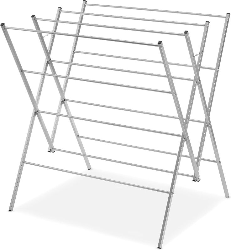 Photo 1 of Whitmor Oversized Drying Rack, Silver 6779-8219
