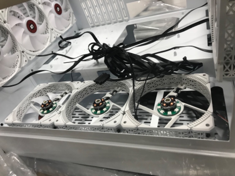 Photo 1 of KEDIERS PC Case - ATX Tower Tempered Glass Gaming Computer Case with 9 ARGB Fans,C590