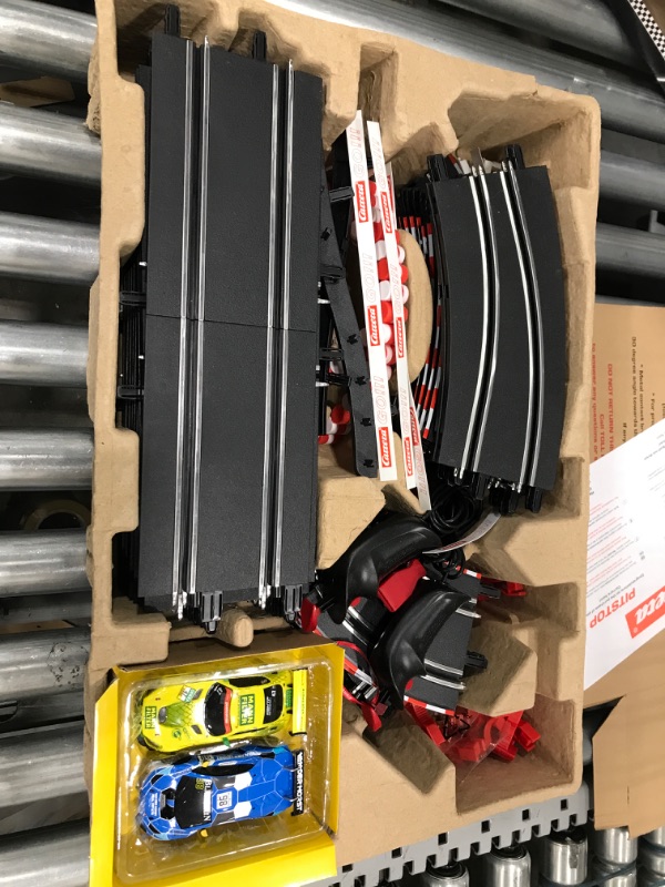 Photo 2 of Carrera GO!!! 62522 Victory Lane Electric Powered Slot Car Racing Kids Toy Race Track Set Includes 2 Hand Controllers and 2 Cars in 1:43 Scale