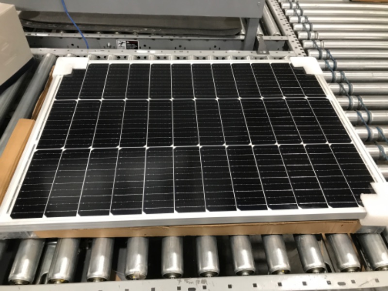 Photo 1 of [Upgraded] 10BB Solar Panels 100 Watts Monocrystalline Solar Panel High-Efficiency Module PV Power Charger 12V Solar Panels for Homes Camping RV Battery Boat Caravan and Other Off-Grid Applications