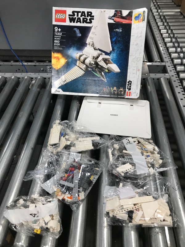 Photo 1 of LEGO Star Wars Imperial Shuttle 75302 Building Kit; Awesome Building Toy for Kids Featuring Luke Skywalker and Darth Vader; Great Gift Idea for Star Wars Fans Aged 9 and Up, New 2021 (660 Pieces)
