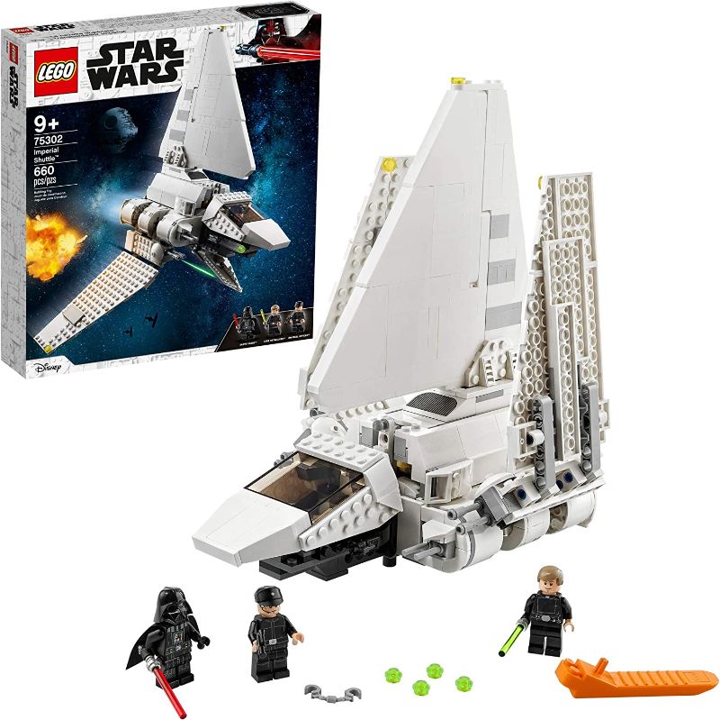 Photo 1 of LEGO Star Wars Imperial Shuttle 75302 Building Kit; Awesome Building Toy for Kids Featuring Luke Skywalker and Darth Vader; Great Gift Idea for Star Wars Fans Aged 9 and Up, New 2021 (660 Pieces)
