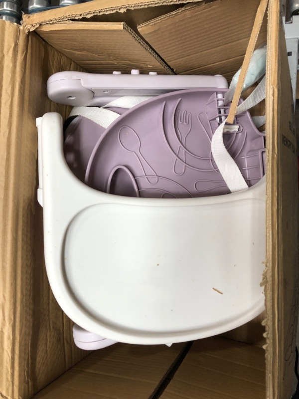 Photo 2 of Chicco Pocket Snack Booster Seat, Lavender