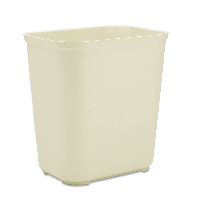 Photo 1 of 7 Gal. Fire-Resistant Wastebasket (Beige)