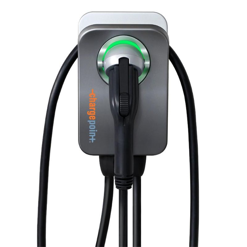 Photo 1 of ChargePoint Home Flex Electric Vehicle (EV) Charger 16 to 50 Amp 240-Volt Wi-Fi Enabled NEMA 6-50 Plug Indoor/Outdoor 23 Ft. Cable