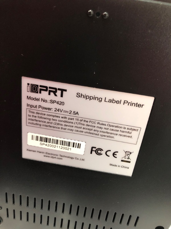 Photo 3 of iDPRT Thermal Label Printer, Label Maker for Shipping Packages & Small Business, Built-in Holder Shipping Label Printer SP420, Support 2" - 4.65" Monochrome Label Maker Compatible with Win, Mac&Linux