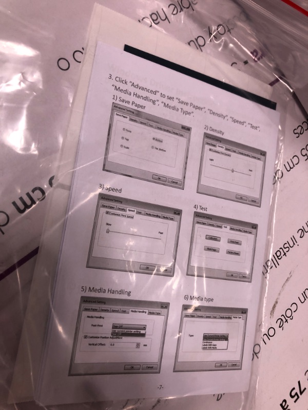 Photo 1 of **SEE NOTES**
iDPRT Thermal Label Printer, Label Maker for Shipping Packages & Small Business, Built-in Holder Shipping Label Printer SP420, Support 2" - 4.65" 