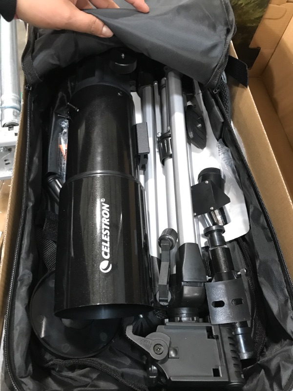 Photo 2 of Celestron - 80mm Travel Scope - Portable Refractor Telescope - Fully-Coated Glass Optics - Ideal Telescope for Beginners - Bonus Astronomy Software Package - Digiscoping Smartphone Adapter