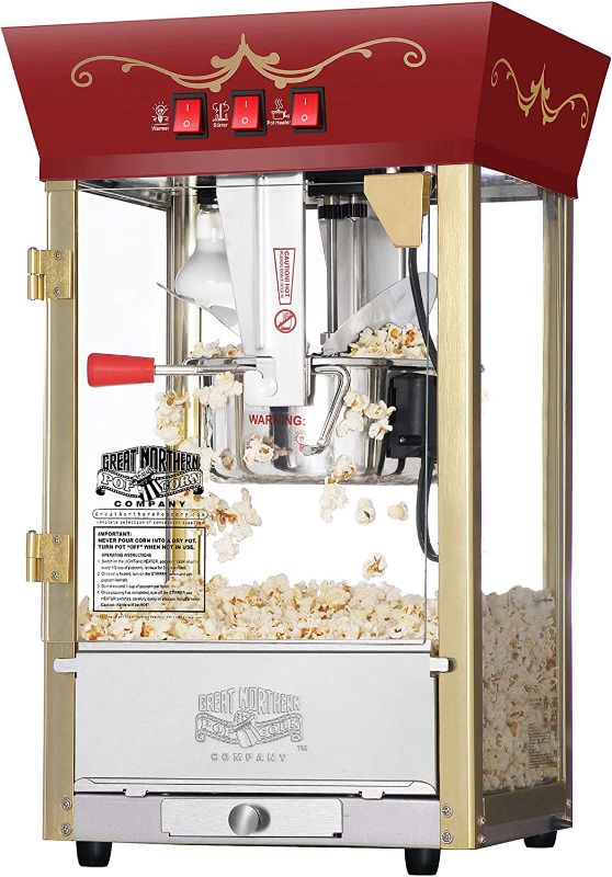 Photo 1 of Item owers on..unsure if kettle heats
Great Northern Popcorn Red Matinee Movie Theater Style 8 oz. Ounce Antique Popcorn Machine
