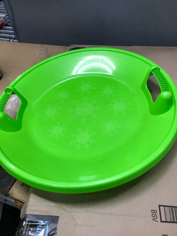 Photo 1 of 24" green snow saucer