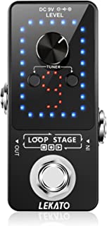 Photo 1 of LEKATO Guitar Effect Pedal Guitar Looper Pedal Tuner Pedal Function Looper 9 Loops 40 Minutes Record Time for Electric Guitar Bass