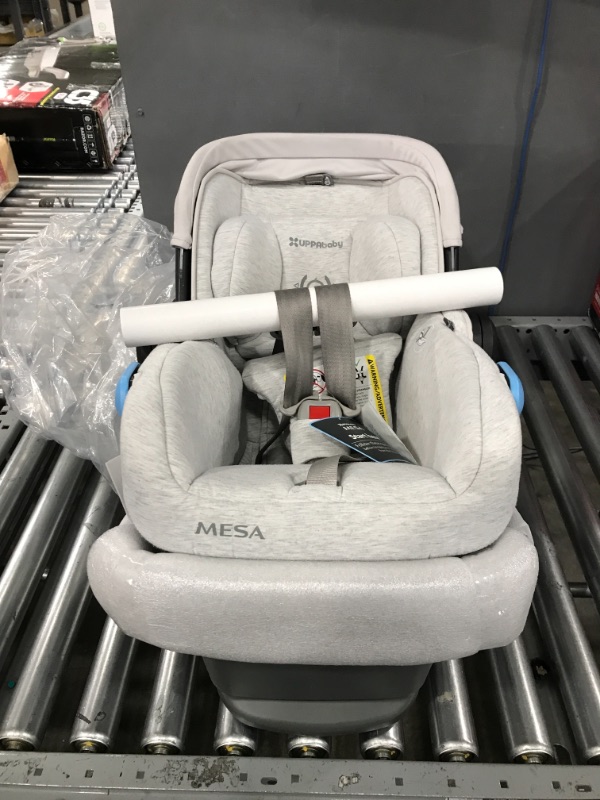 Photo 2 of ***STAINED*** MESA V2 Infant Car Seat- Stella (Grey mélange) + Base for MESA/MESA V2