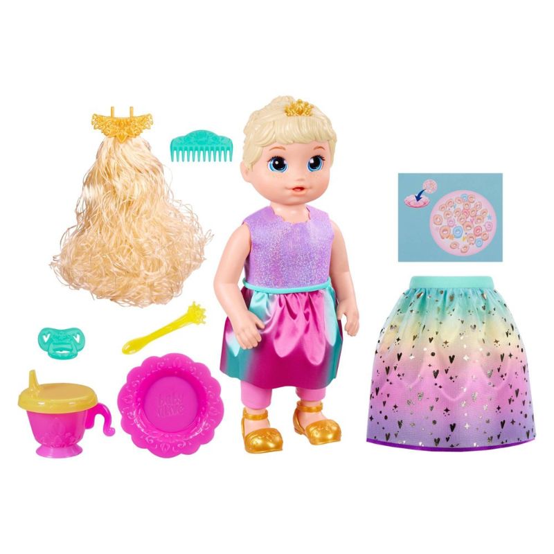 Photo 1 of Baby Alive Princess Ellie Grows up! Growing & Talking Baby Dolls Blonde Hair
