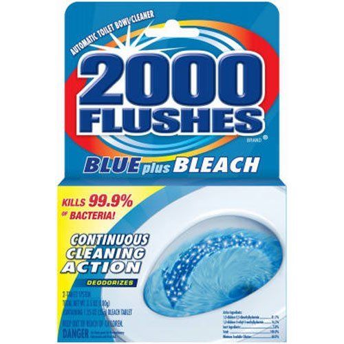 Photo 1 of 2000 FLUSHES-20801 Blue Plus Bleach Automatic Toilet Bowl Cleaner, 3.5 OZ ( Pack Of 1 )
