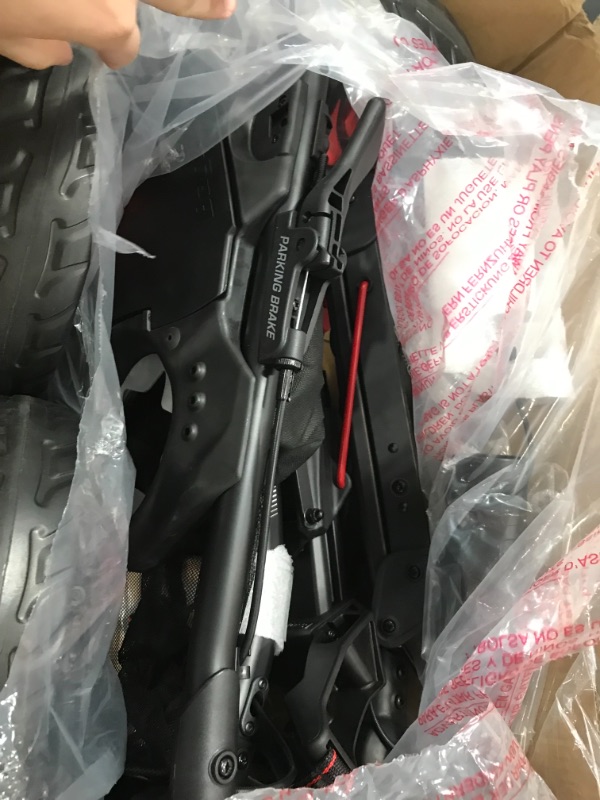 Photo 1 of Bag Boy TriSwivel II Push Cart Matte Black/Red