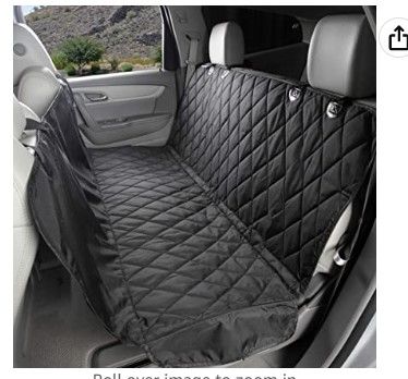 Photo 1 of 4Knines Dog Seat Cover with Hammock for Full Size Trucks and Large SUVs - Black Extra Large - USA Based Company
