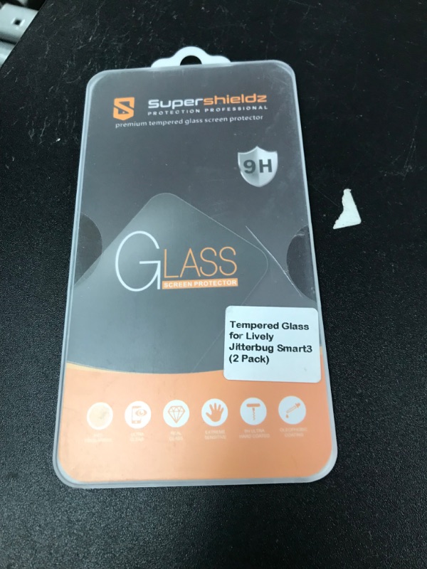 Photo 2 of (3 Pack) Supershieldz Designed for Samsung Galaxy S20 FE 5G / Galaxy S20 FE 5G UW [Not Fit for Galaxy S20] Tempered Glass Screen Protector, 0.33mm, Anti Scratch, Bubble Free
