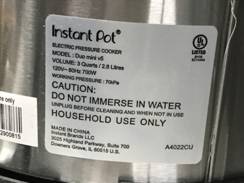 Photo 4 of Instant Pot Duo 7-in-1 Electric Pressure Cooker, Slow Cooker, Rice Cooker, Steamer, Sauté, Yogurt Maker, Warmer & Sterilizer, Includes App With Over 800 Recipes, Stainless Steel, 6 Quart