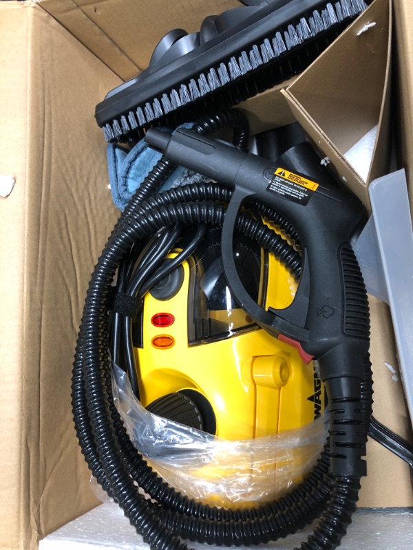 Photo 2 of *** POWERS ON *** Wagner Spraytech 0282014 915e On-Demand Steam Cleaner & Wallpaper Removal, Multipurpose Power Steamer, 18 Attachments Included (Some Pieces Included in Storage Compartment) 915 Steam