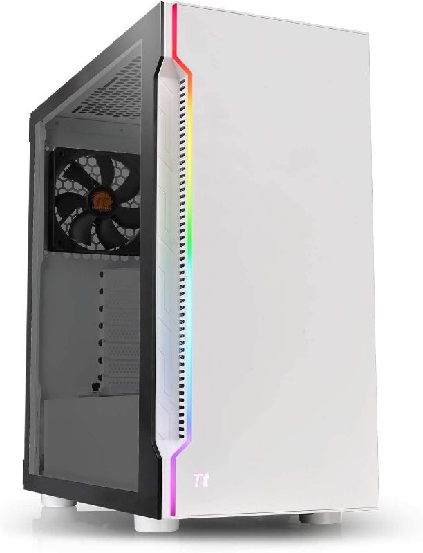 Photo 1 of Skytech Archangel Gaming Computer PC Desktop – Ryzen 5 3600 3.6GHz, GTX 1660 Super 6G, 500GB SSD, 16GB DDR4 3000MHz, RGB Fans, Windows 10 Home 64-bit, 802.11AC Wi-Fi- with key board and mouse 
