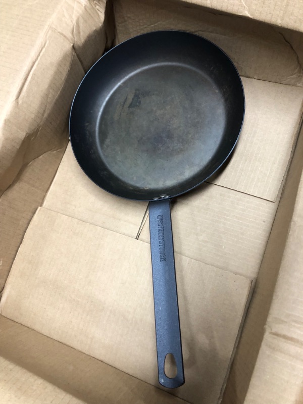 Photo 2 of ***USED***
Merten & Storck Pre-Seasoned Carbon Steel Induction 10" Frying Pan Skillet, Oven Safe, Black