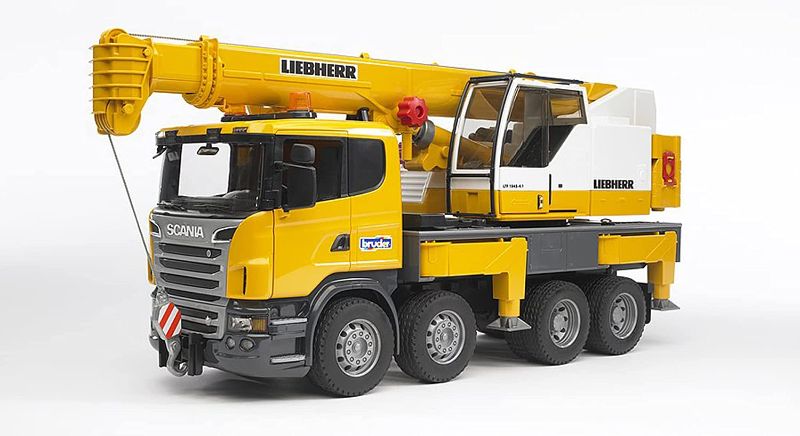 Photo 1 of Bruder Scania R-Series Liebherr Crane with Lights and Sounds
