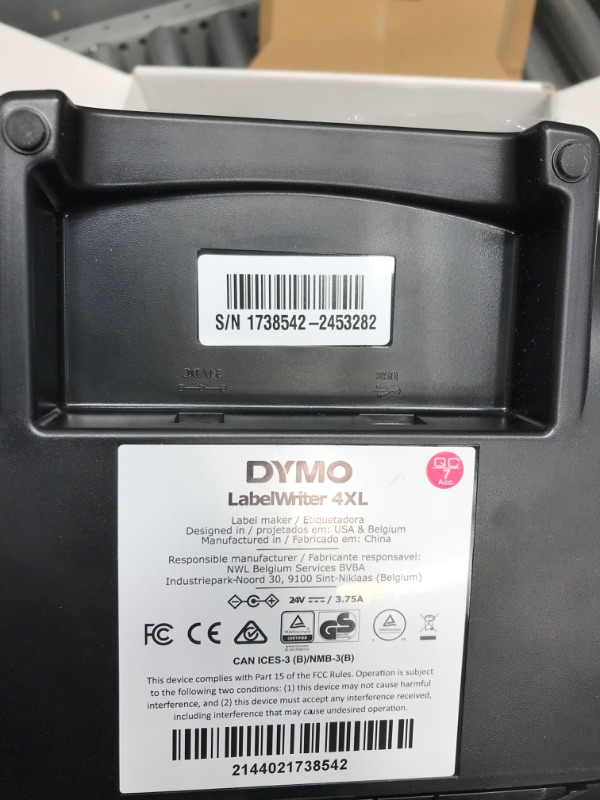 Photo 6 of DYMO 1755120 LabelWriter 4XL Thermal Label Printer 4XL Machine