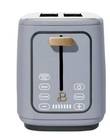 Photo 1 of Beautiful 2 Slice Touchscreen Toaster, Oyster Gray by Drew Barrymore
