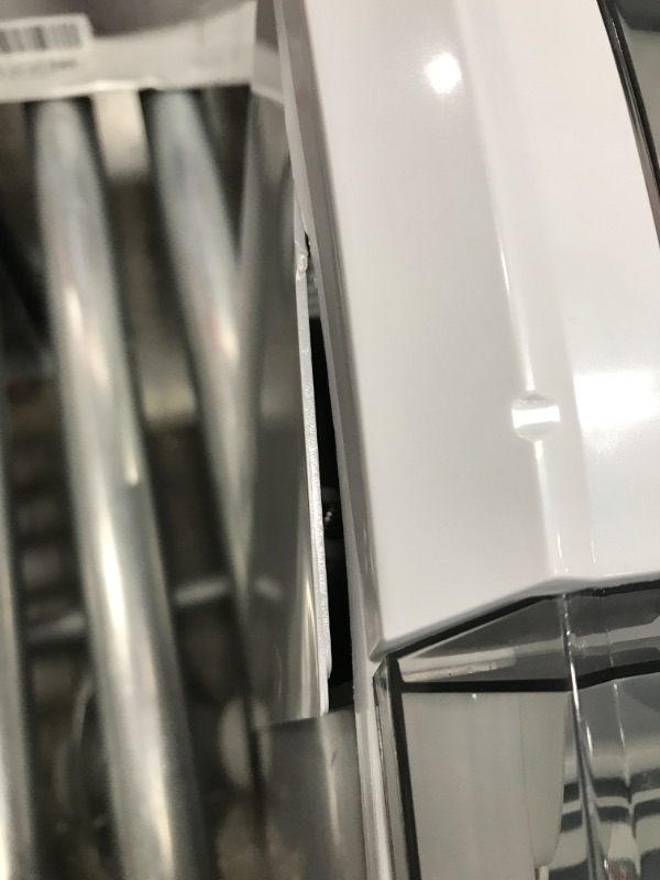 Photo 1 of *Tested-Minor Damage-See Photos* FRIGIDAIRE EFIC189-Silver Compact Ice Maker, 26 lb per Day, Silver (Packaging May Vary) Silver Ice Maker