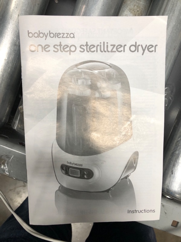 Photo 3 of Baby Brezza Baby Bottle Sterilizer and Dryer Machine – Electric Steam Sterilization - Universal Fit - Pacifiers, Glass, Plastic, and Newborn Feeding Bottles