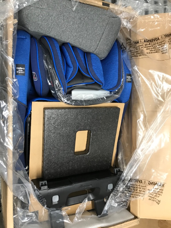 Photo 1 of Diono Radian 3QXT 4-in-1 Rear and Forward Facing Convertible Car Seat, Safe Plus Engineering, 4 Stage Infant Protection, 10 Years 1 Car Seat, Slim Fit 3 Across, Blue Sky Blue Sky QXT