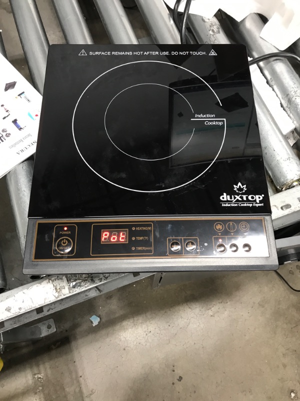 Photo 2 of ***PARTS ONLY*** Duxtop 1800W Portable Induction Cooktop Countertop Burner, Gold 8100MC/BT-180G3
