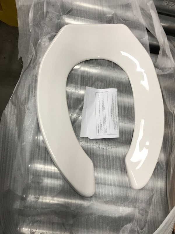 Photo 3 of American Standard Plastic Elongated Toilet Seat 5901110T.020 White