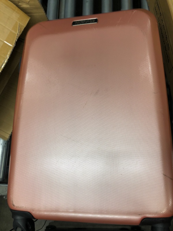 Photo 3 of *** USED *** SCRATCHES *** Hanke Upgrade Carry On Luggage Airline Approved, 20'' Lightweight Hardside Suitcase PC Hardshell Luggage with Spinner Wheels & TSA Lock,Carry-On 20-Inch(LIGHT PINK) Carry-On 20-Inch LIGHT PINK