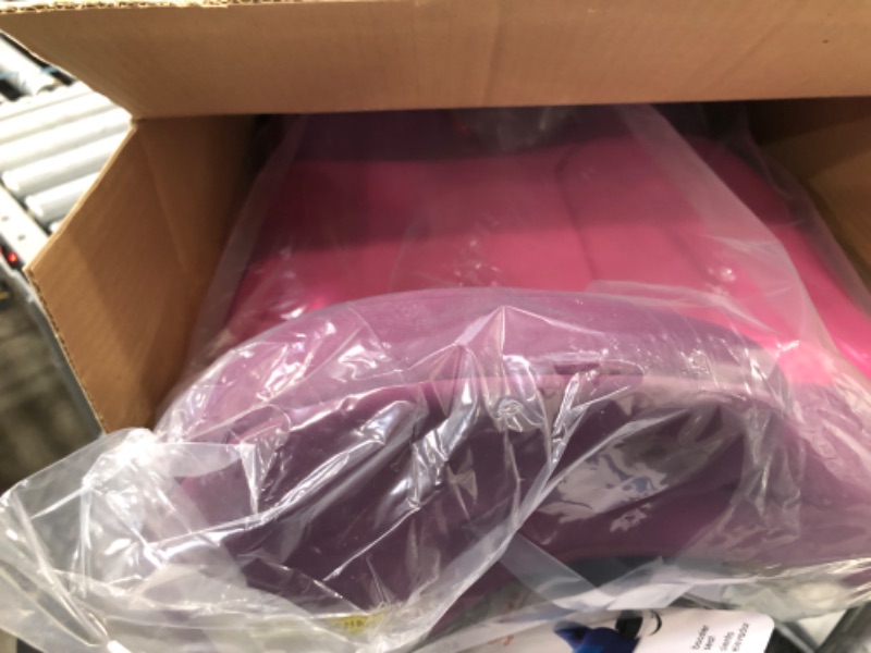 Photo 2 of Diono Solana 2 XL, Dual Latch Connectors, Lightweight Backless Belt-Positioning Booster Car Seat, 8 Years 1 Booster Seat, Pink 2019 LATCH Connect Single Pink