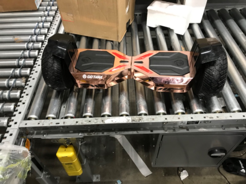Photo 2 of ***PARTS ONLY*** Gotrax E5 Hoverboard with LED 8.5" Offroad Tires, Music Speaker and 7.5mph & 7 Miles, UL2272 Certified, Dual 250W Motor and 144Wh Battery All Terrain Self Balancing Scooters for 44-220lbs Kid Adult
