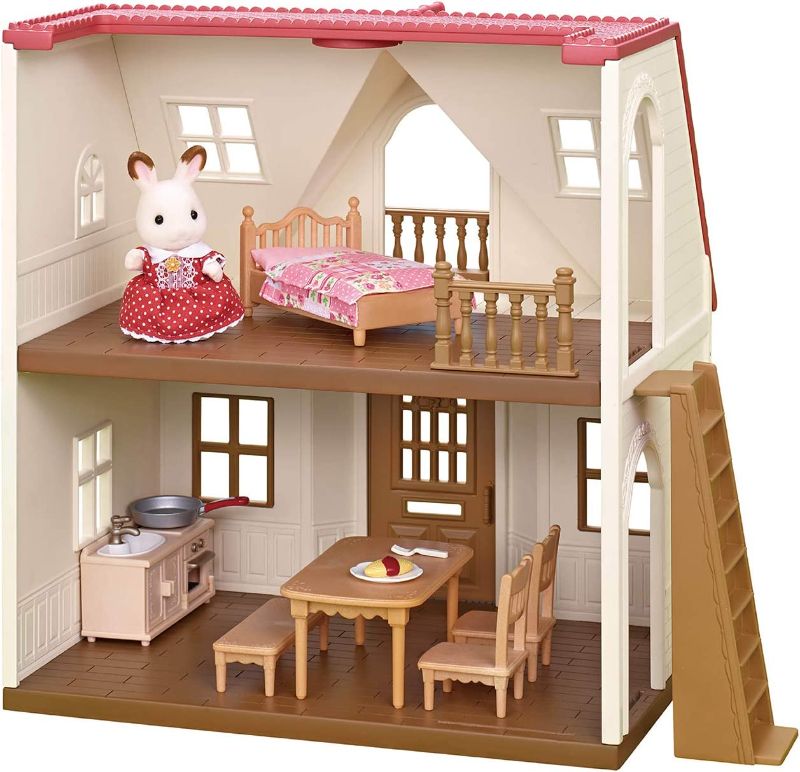 Photo 1 of Calico Critters Red Roof Cozy Cottage