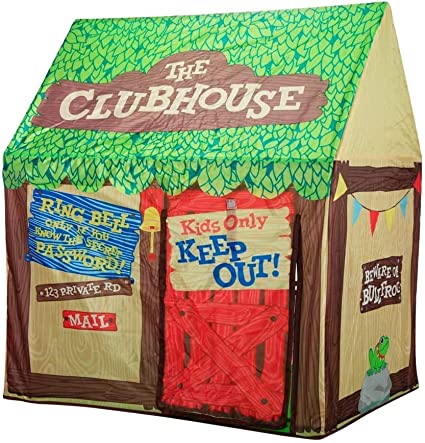 Photo 1 of 
Click image to open expanded view
Swehouse Clubhouse Tent Kids Play Tents for Boys School Toys for Indoor and Outdoor Games Children Playhouse with Roll-up Door and Windows