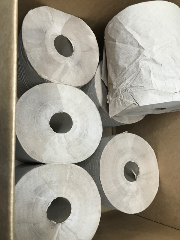 Photo 1 of BROWN PAPER TOWELS 6 ROLLS.