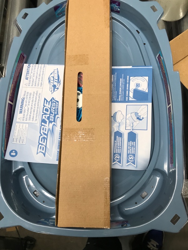 Photo 1 of BEYBLADE Burst Surge Speedstorm Motor Strike Battle Set -- Battle Game playset with Motorized Stadium, 2 Battling Top Toys and 2 Launchers