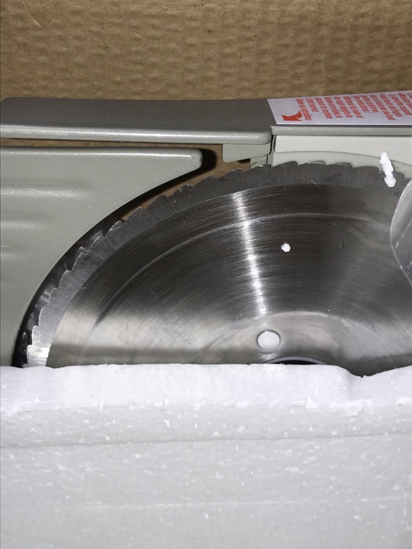 Photo 1 of Chef'sChoice 615A Electric Meat Slicer Features Precision thickness Control & Tilted Food Carriage For Fast & Efficient Slicing with Removable Blade for Easy Clean, 7-Inch, Silver 615A Meat Slicer