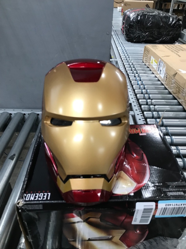 Photo 3 of Hasbro Iron Man Electronic Helmet Avengers Legends Gear