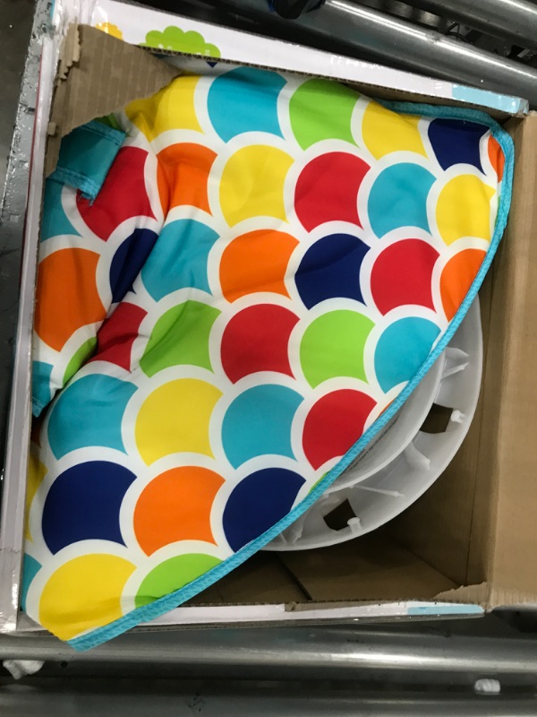 Photo 1 of Fisher-Price Deluxe Sit-Me-Up Floor Seat with Toy-Tray Happy Hills