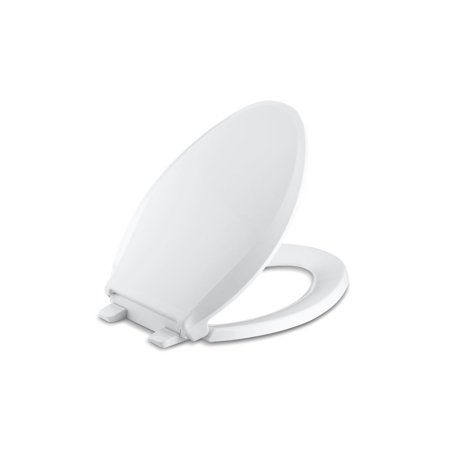 Photo 1 of **FOR PIECES ONLY** Kohler Cachet Quiet-Close with Grip-Tight Elongated Toilet Seat White