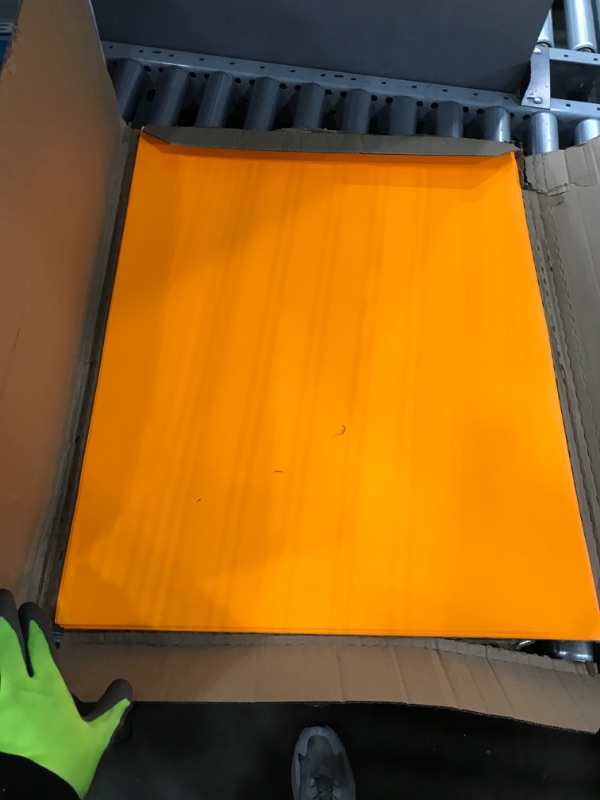 Photo 2 of Royal Brites Neon Orange Poster Board, 22 x 28 Inches (25 Sheet Pack) Fluorescent Orange